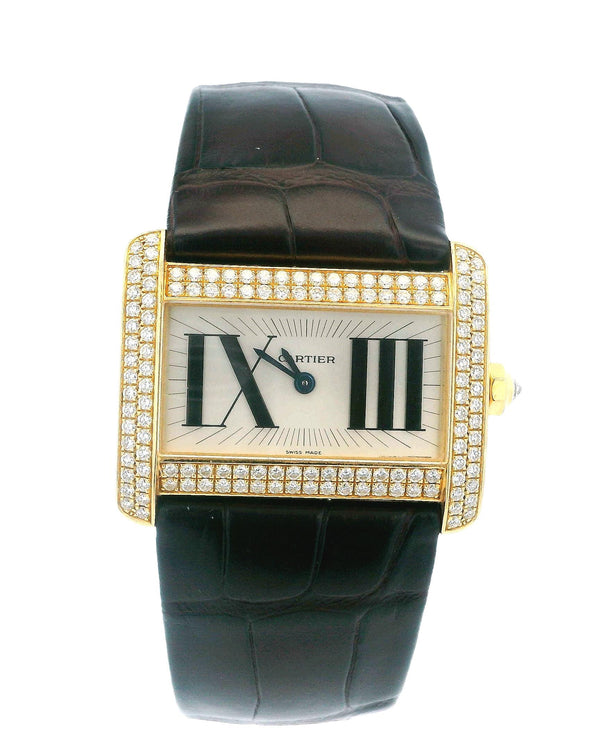Cartier Divan WA301471 18K Yellow gold Ladies Watch Box & Papers