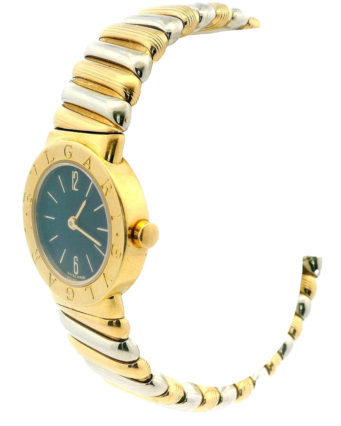 Bvlgari Tubogas BB232T 18K Yellow, Rose & White Gold Ladies Watch