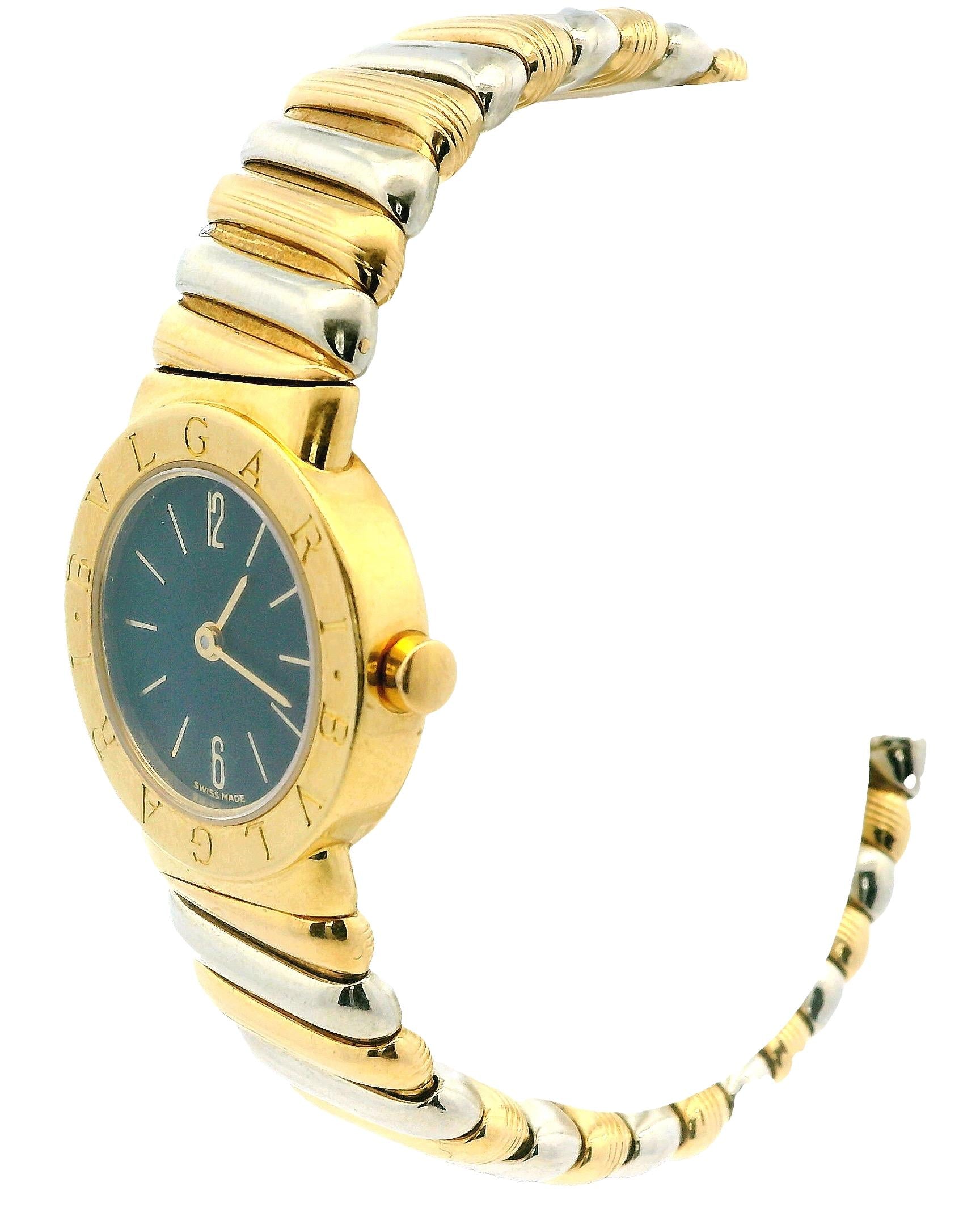 Bvlgari Tubogas BB232T 18K Yellow, Rose & White Gold Ladies Watch