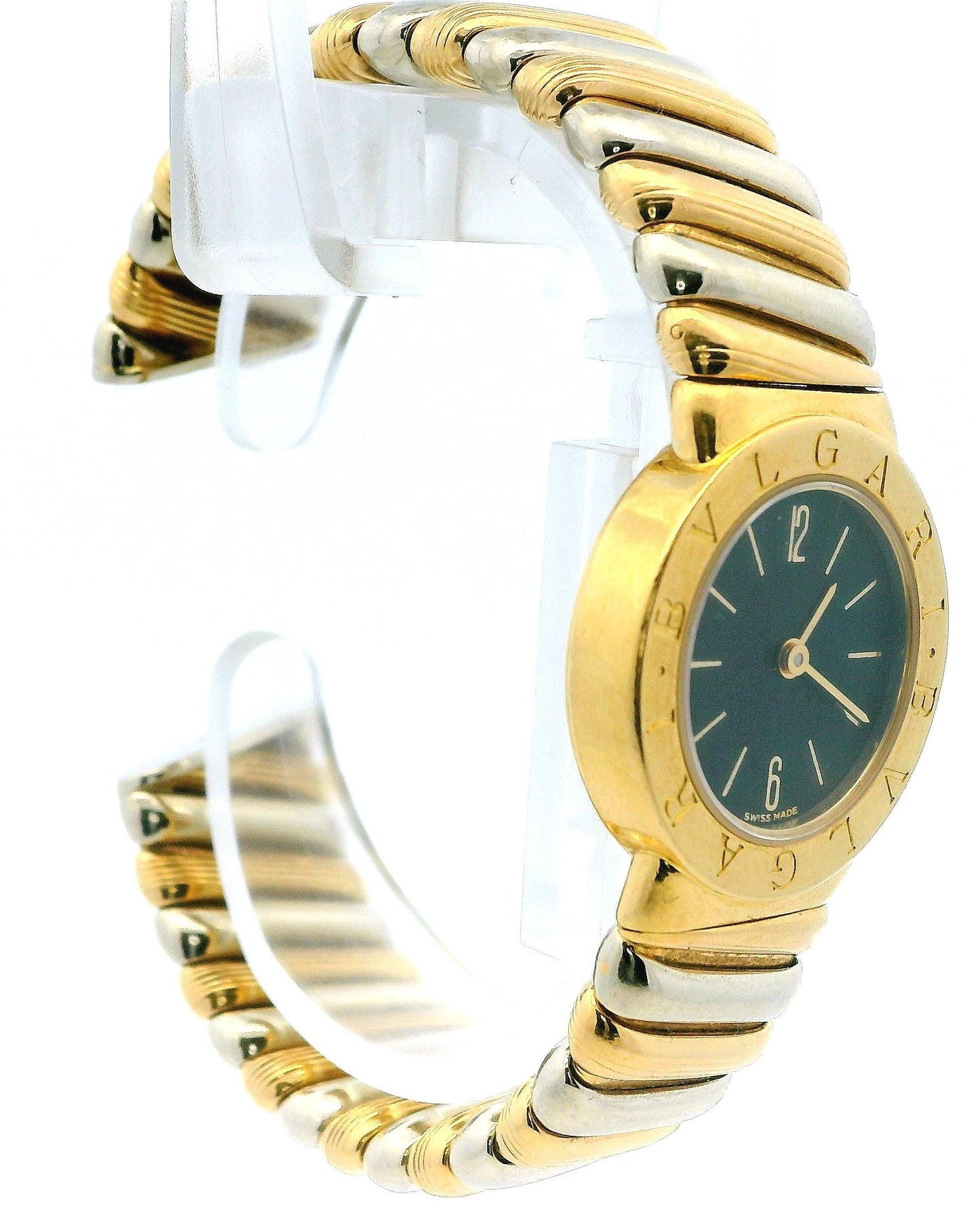 Bvlgari Tubogas BB232T 18K Yellow, Rose & White Gold Ladies Watch