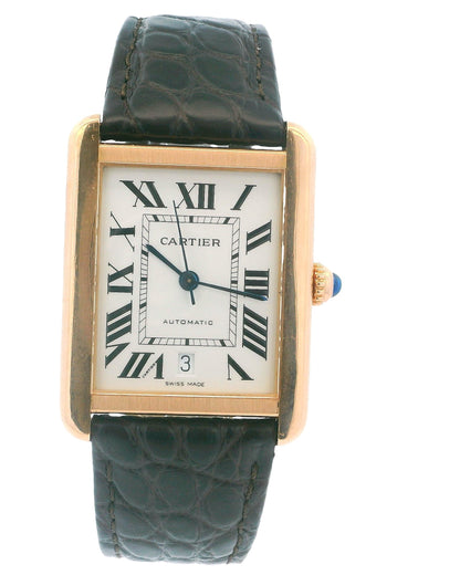 Cartier Tank solo XL W5200026 18K Rose Gold Watch