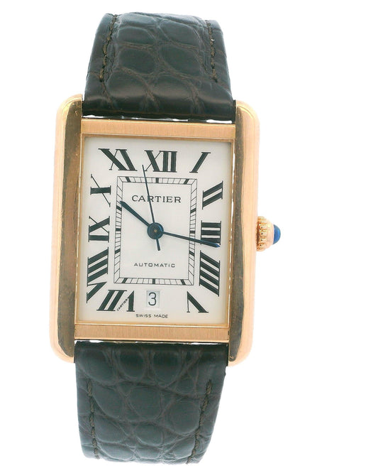 Cartier Tank solo XL W5200026 18K Rose Gold Watch