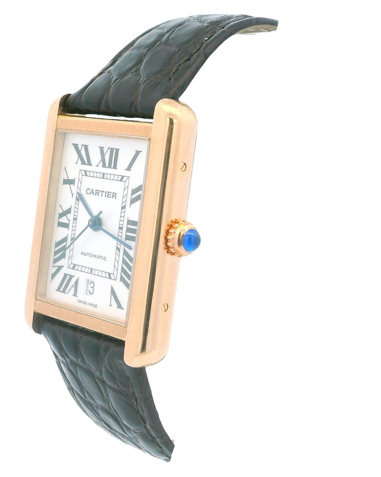 Cartier Tank solo XL W5200026 18K Rose Gold Watch