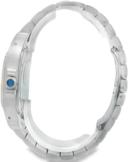 Cartier Santos Galbee XL W20099C4 Steel & 18K Yellow Gold Mens Watch