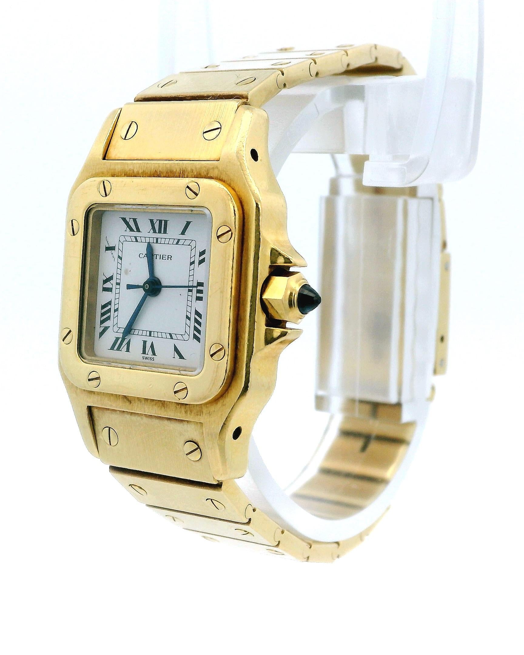 Cartier Santos 0901 18K yellow gold Automatic Ladies Watch