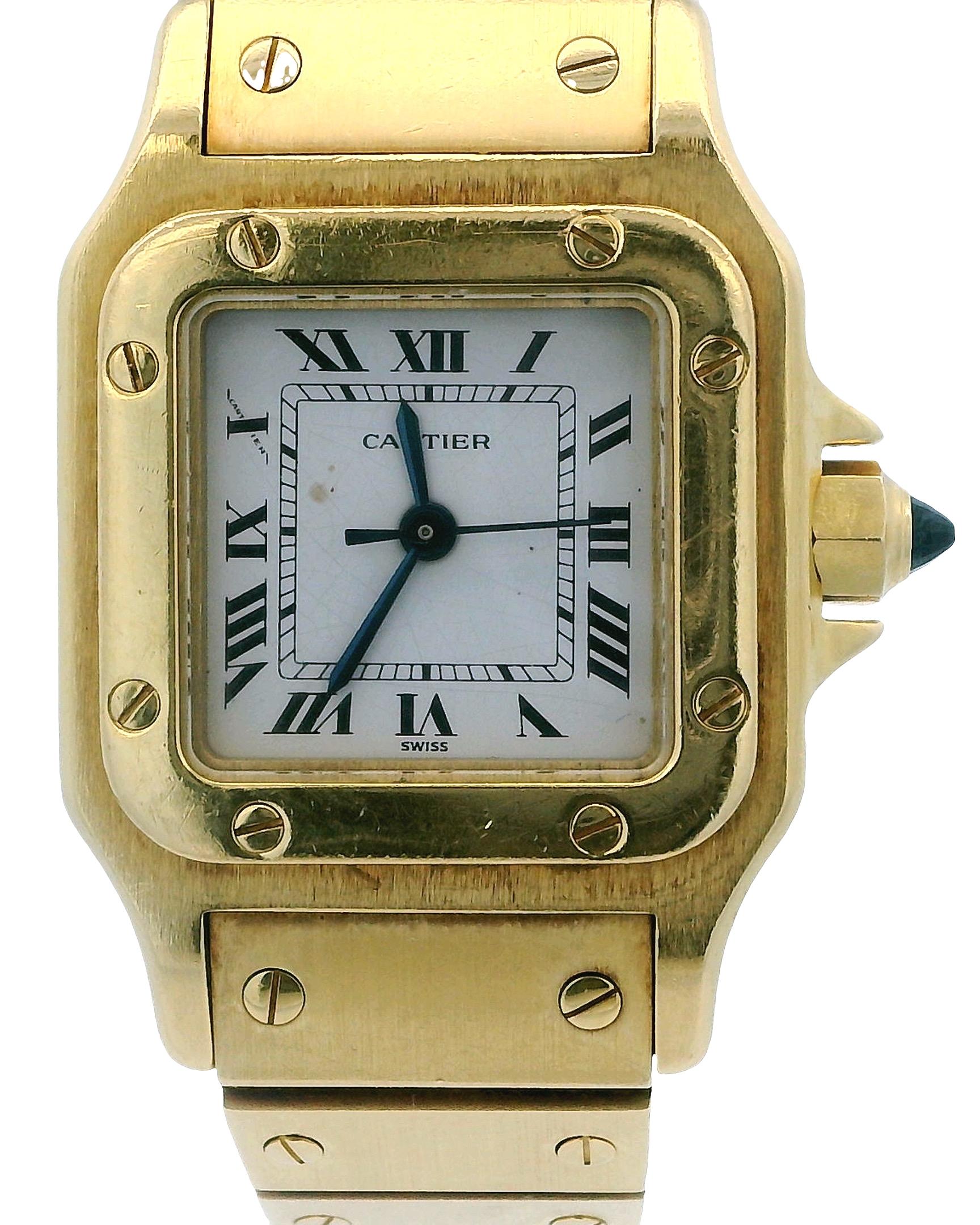 Cartier Santos 0901 18K yellow gold Automatic Ladies Watch