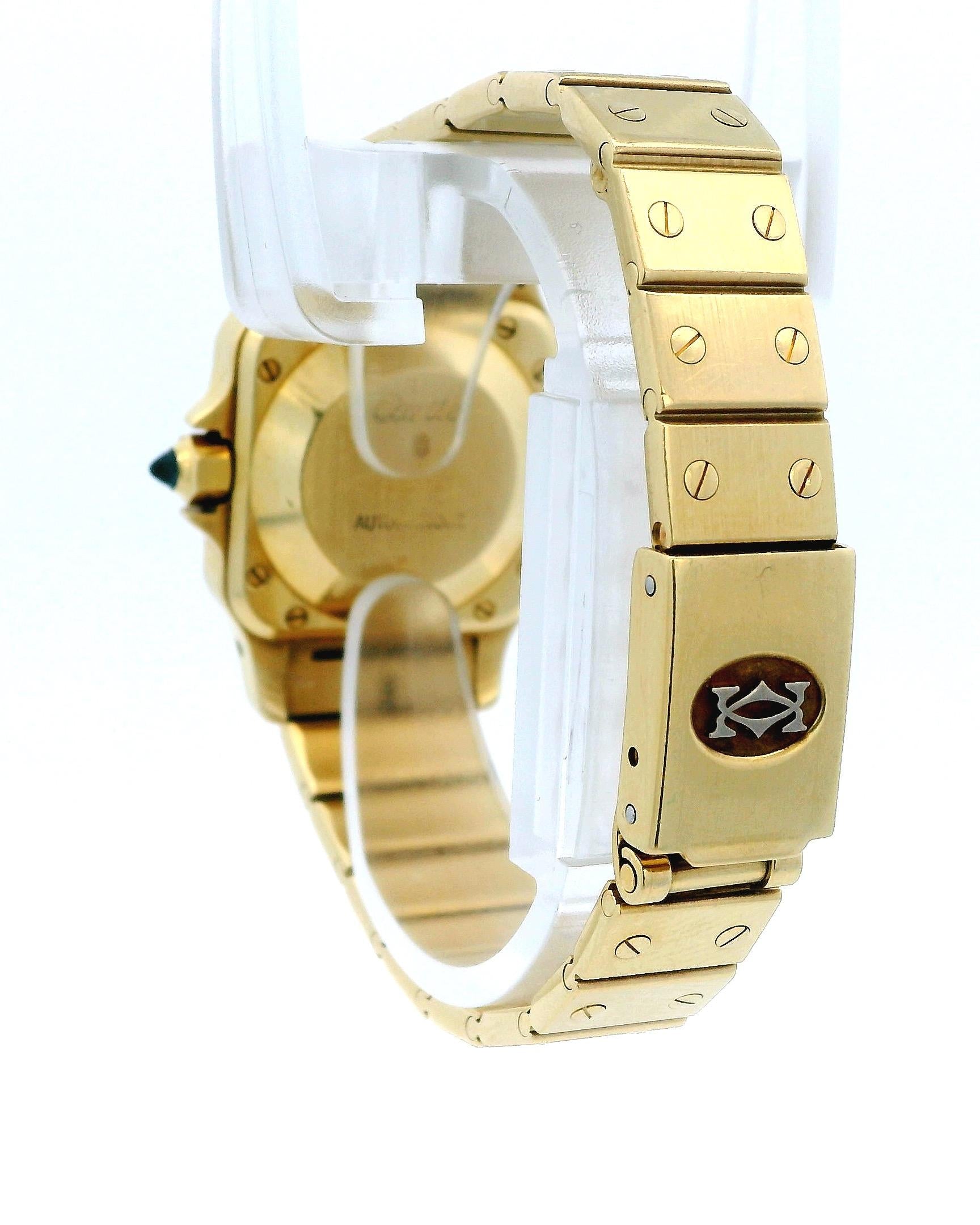 Cartier Santos 0901 18K yellow gold Automatic Ladies Watch