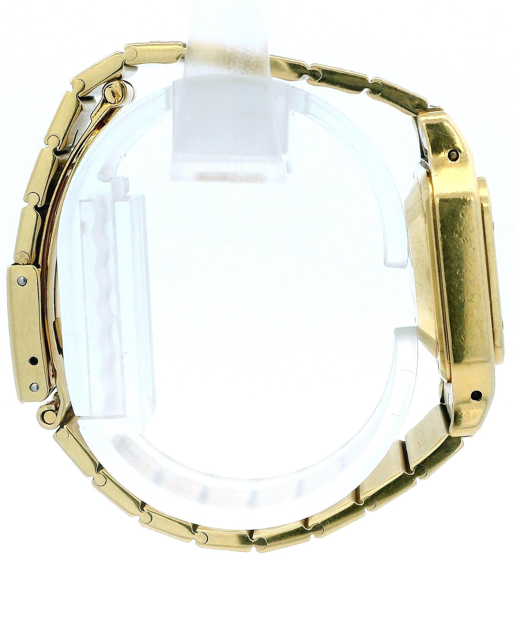 Cartier Santos 0901 18K yellow gold Automatic Ladies Watch