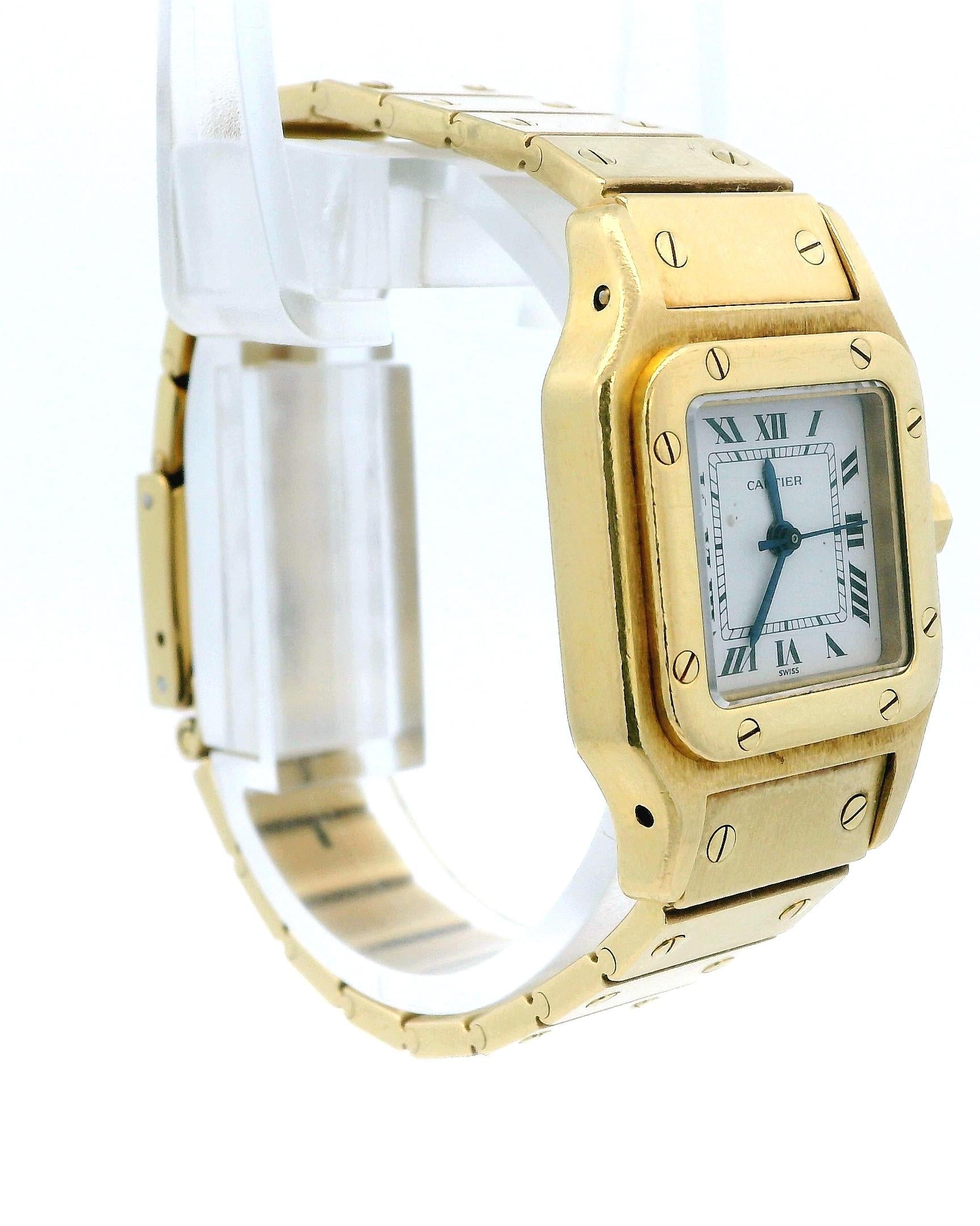 Cartier Santos 0901 18K yellow gold Automatic Ladies Watch