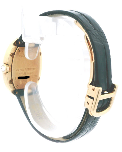 Cartier Baignoire WB520020 18K Yellow Gold Diamond Bezel Ladies Watch & Papers