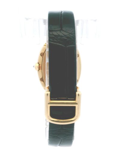 Cartier Baignoire WB520020 18K Yellow Gold Diamond Bezel Ladies Watch & Papers