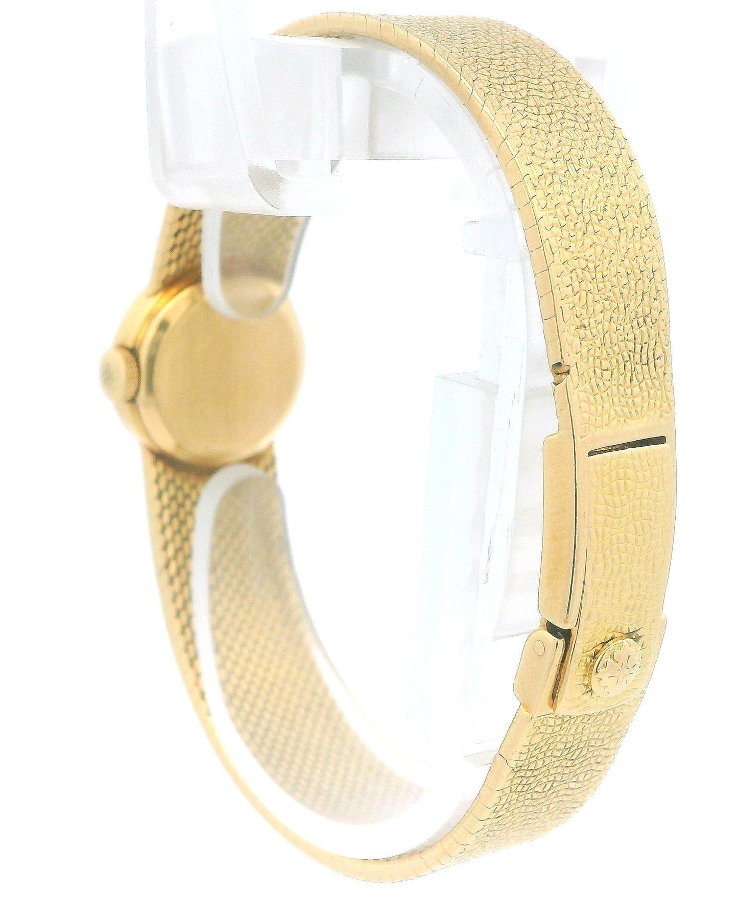 Patek Philippe 3306/23 18K Yellow Gold Hobnail Bezel Ladies Vintage Watch