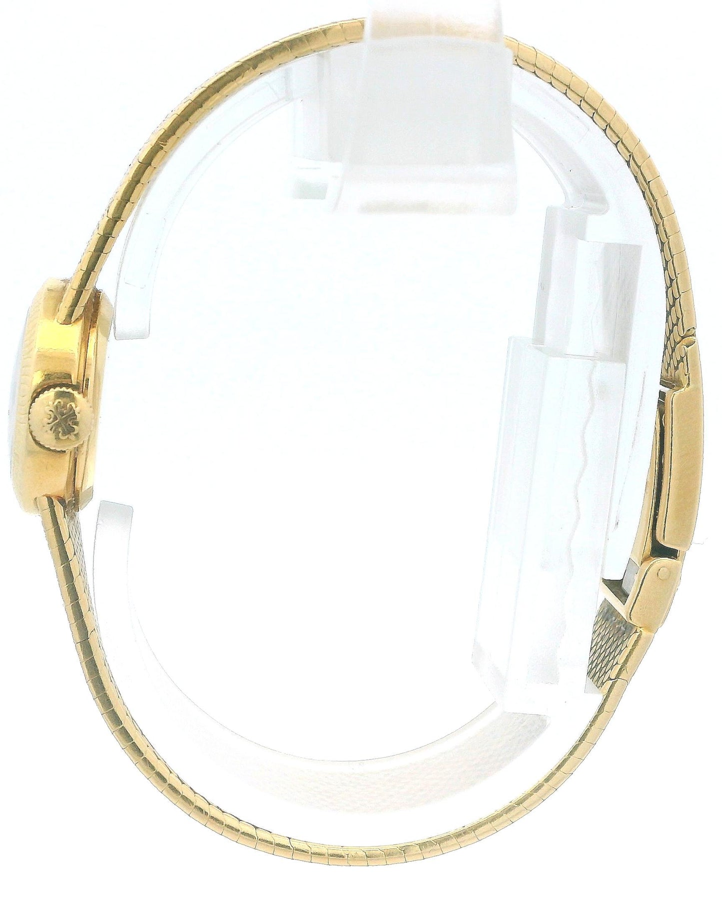 Patek Philippe 3306/23 18K Yellow Gold Hobnail Bezel Ladies Vintage Watch