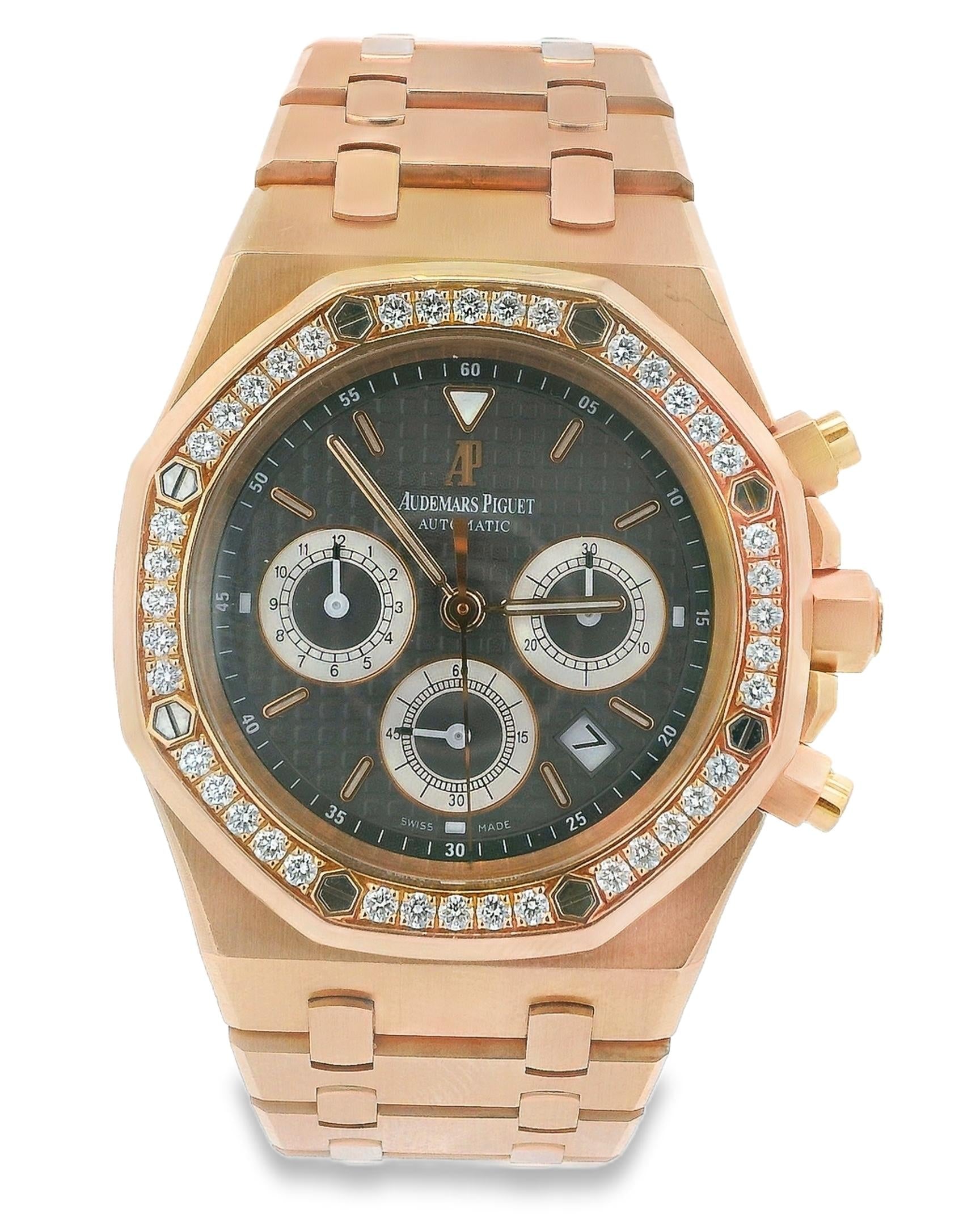 Audemars Piguet Royal Oak Chronograph 26557OR 18K Rose Gold Watch