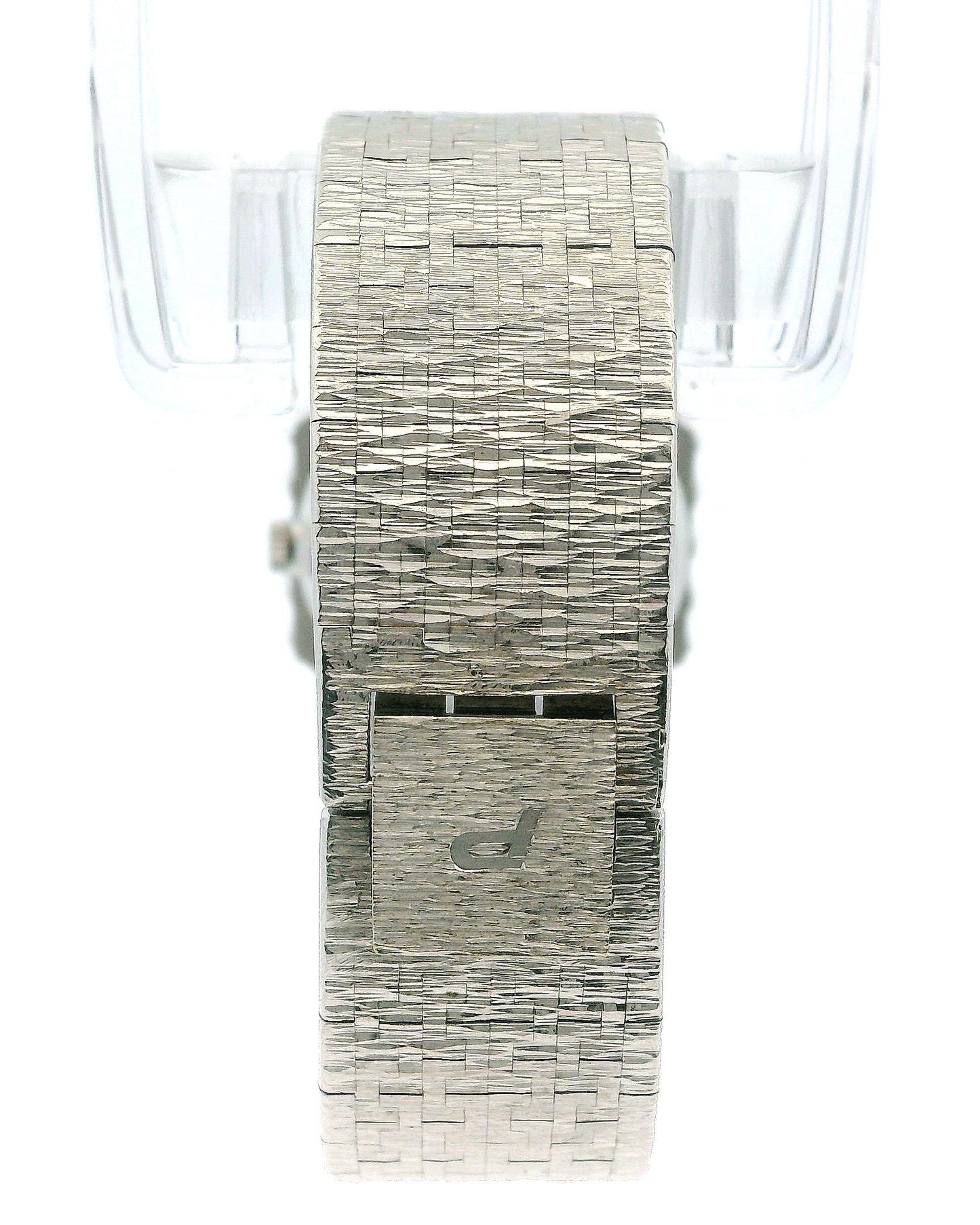 Piaget Octagonal Diamond 9341 A6 18K White Gold Onyx Dial Ladies Watch