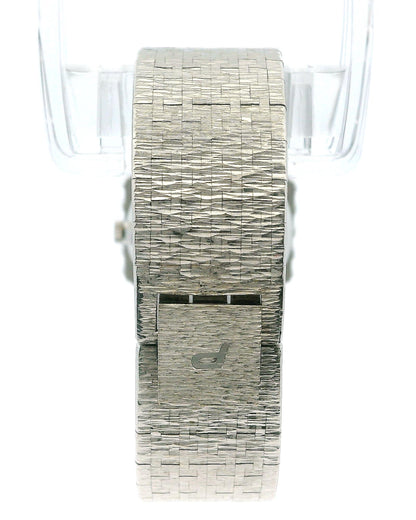 Piaget Octagonal Diamond 9341 A6 18K White Gold Onyx Dial Ladies Watch