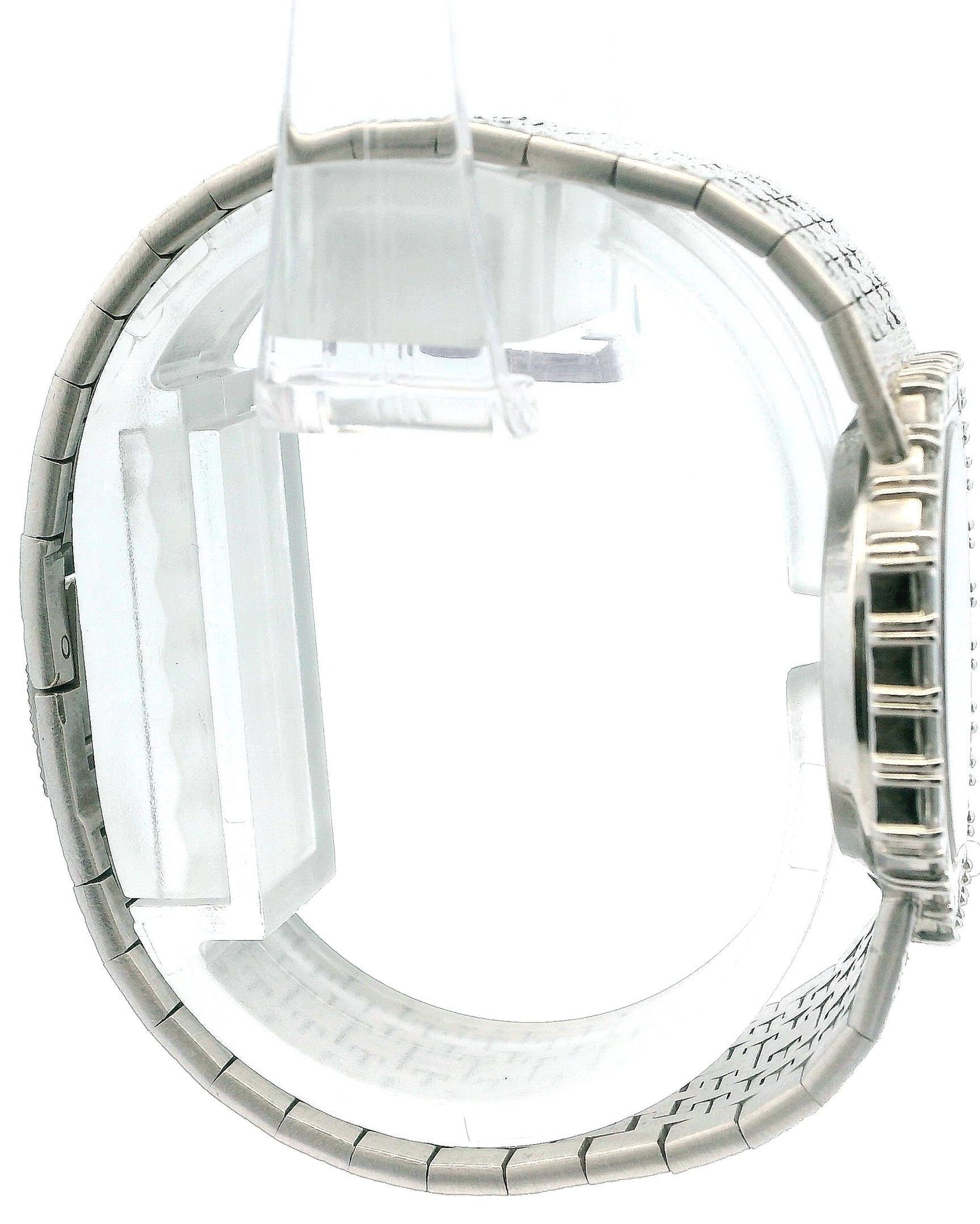 Piaget Octagonal Diamond 9341 A6 18K White Gold Onyx Dial Ladies Watch