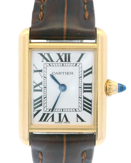 Cartier  Tank Louis W1529856 18K Yellow Gold Ladies Watch Box & Card 2021