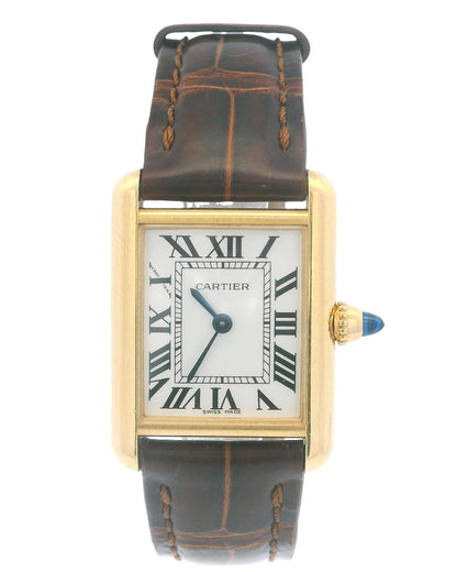 Cartier  Tank Louis W1529856 18K Yellow Gold Ladies Watch Box & Card 2021