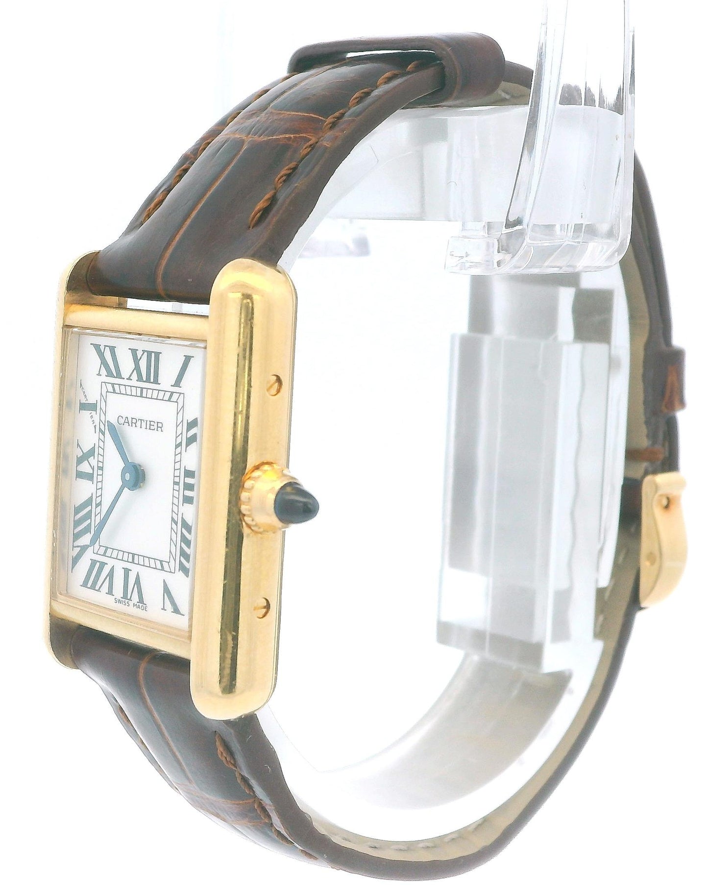 Cartier  Tank Louis W1529856 18K Yellow Gold Ladies Watch Box & Card 2021