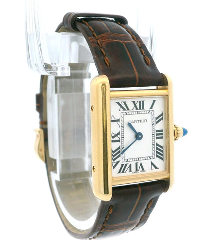 Cartier  Tank Louis W1529856 18K Yellow Gold Ladies Watch Box & Card 2021