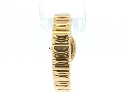 Cartier Baignoire W15005D8 18K Yellow Gold Ladies Watch W/Service papers