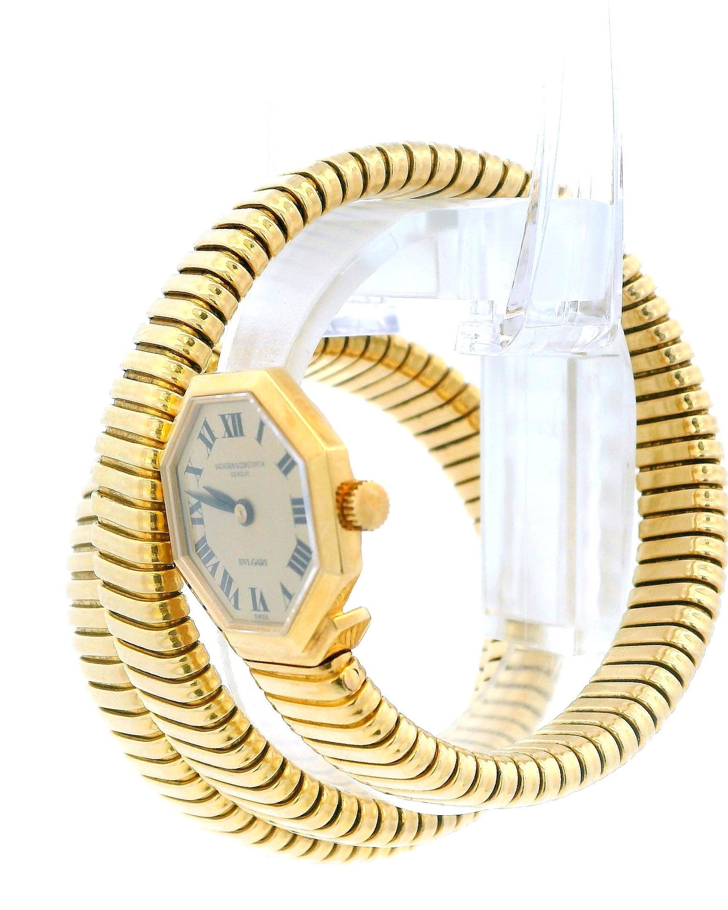 Vacheron Constantin for Bulgari Serpenti Tubogas gold wristwatch, 1960s