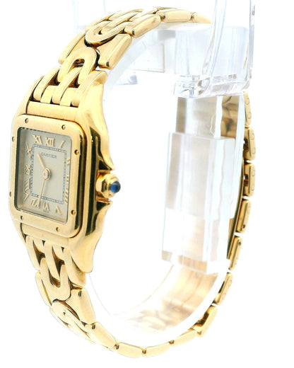 Cartier Panthere Art Deco 1070 2 18K Yellow Gold Watch & Papers