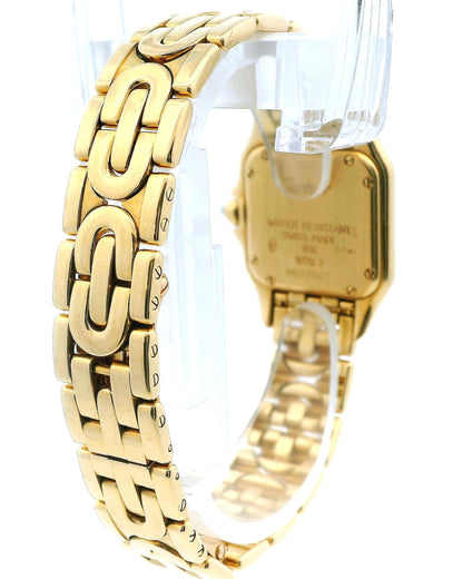Cartier Panthere Art Deco 1070 2 18K Yellow Gold Watch & Papers