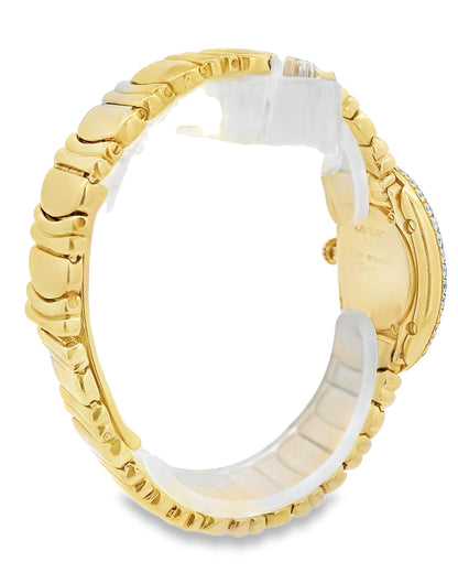 Cartier Baignoire W1506056 18K Yellow Gold Diamond Ladies Watch