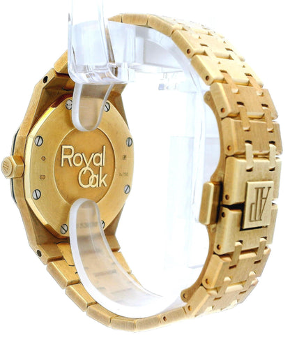 Audemars piguet Royal Oak 67651BA 18k Yellow Gold Diamond Bezel Warranty Card