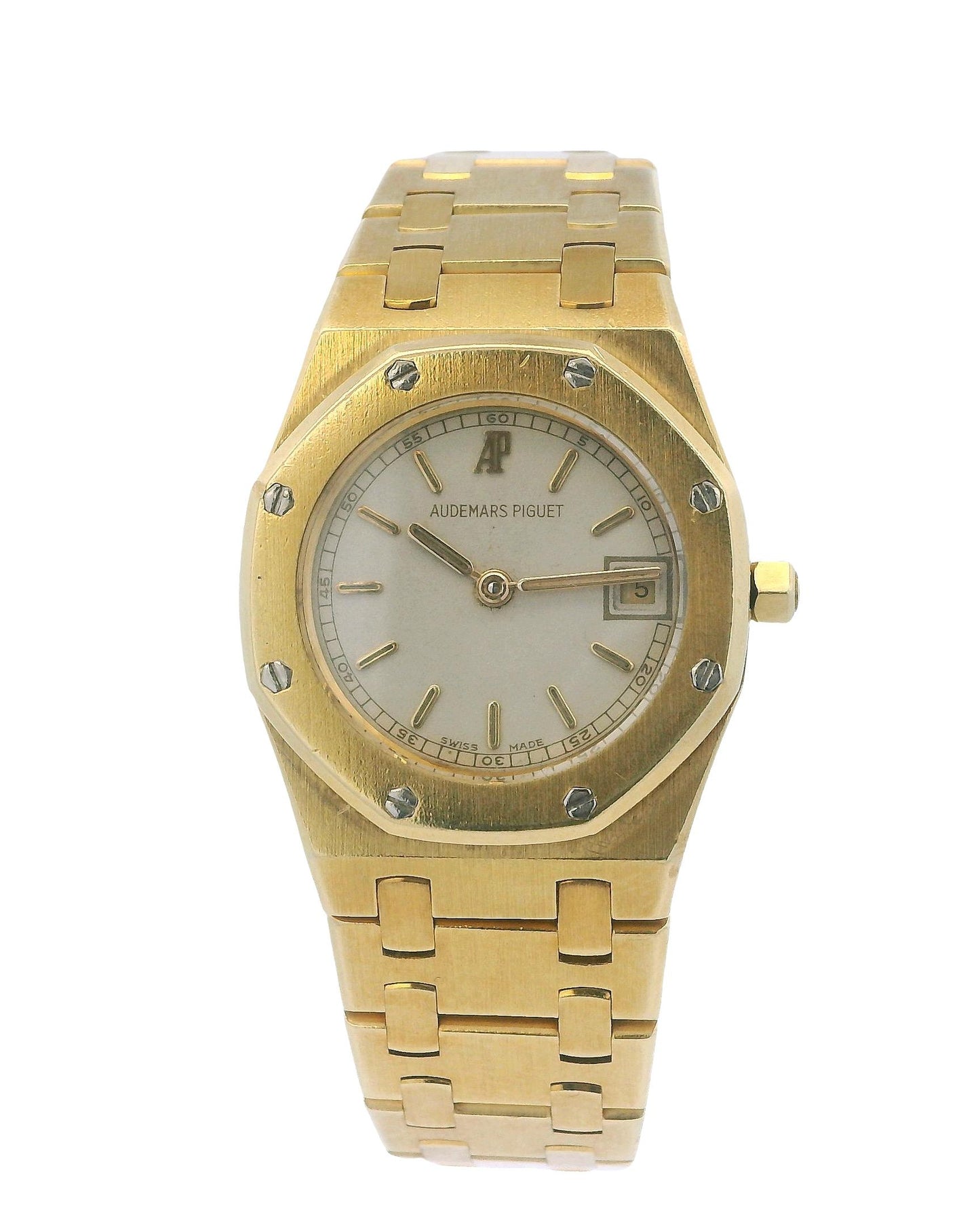 Audemars Piguet  Royal Oak 66270BA Ivory Dial Quartz Ladies Watch