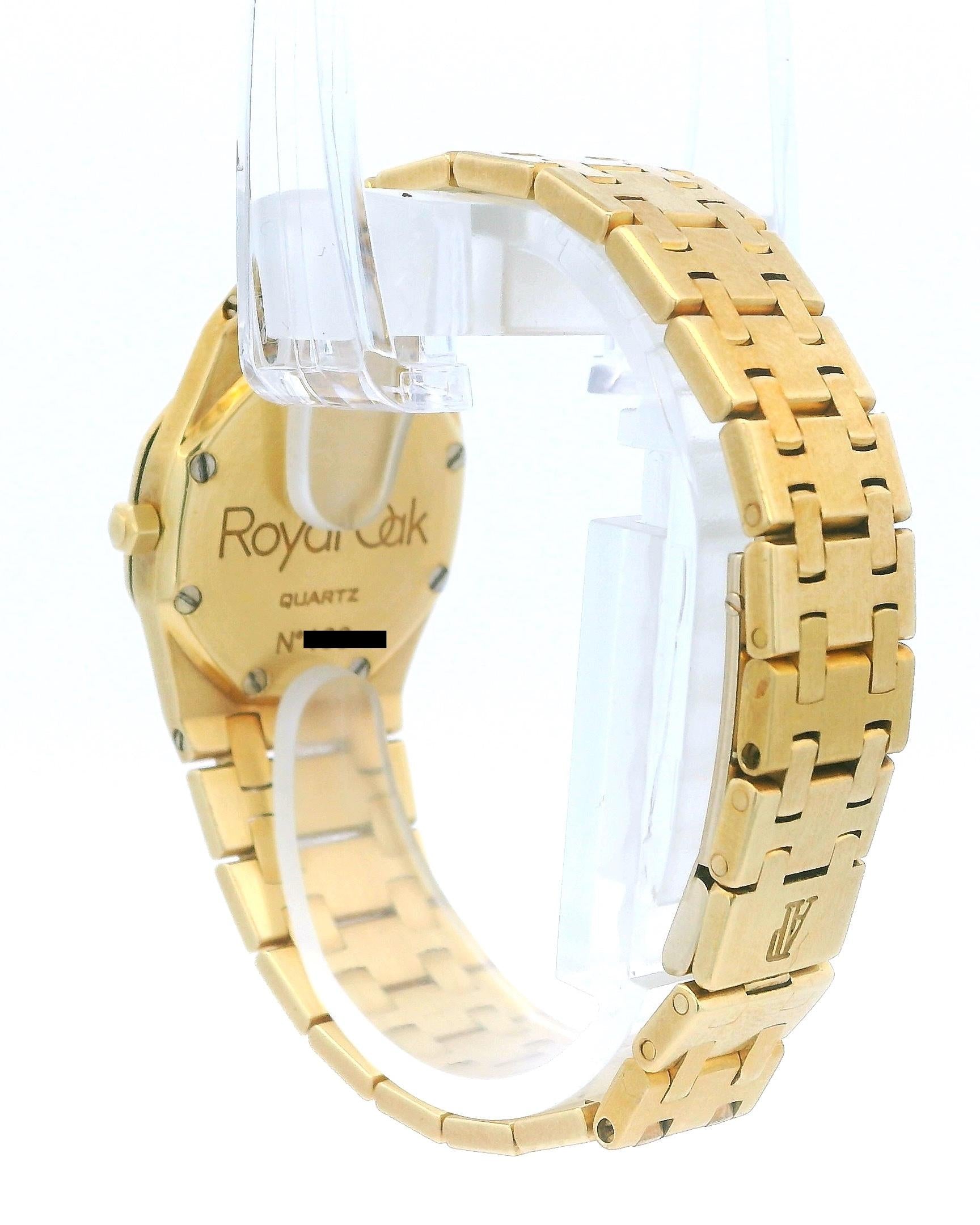 Audemars Piguet  Royal Oak 66270BA Ivory Dial Quartz Ladies Watch