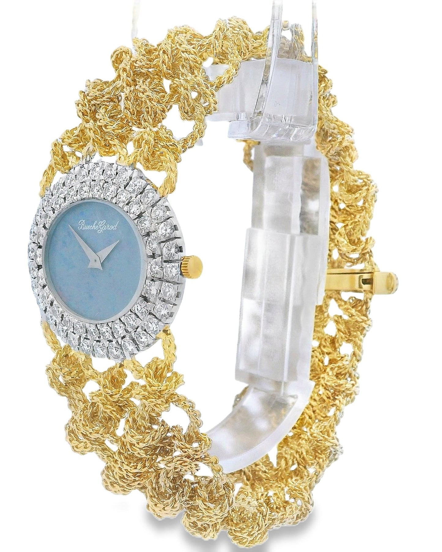 Bueche Girod Opal and Diamond Ladies Vintage Watch