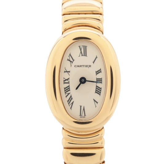 Cartier Baignoire Mini W15109D8 18k Yellow Gold Box & Papers