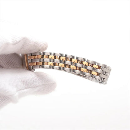 Cartier Panthere W25029B6 Steel Yellow Gold Two Row Ladies Watch