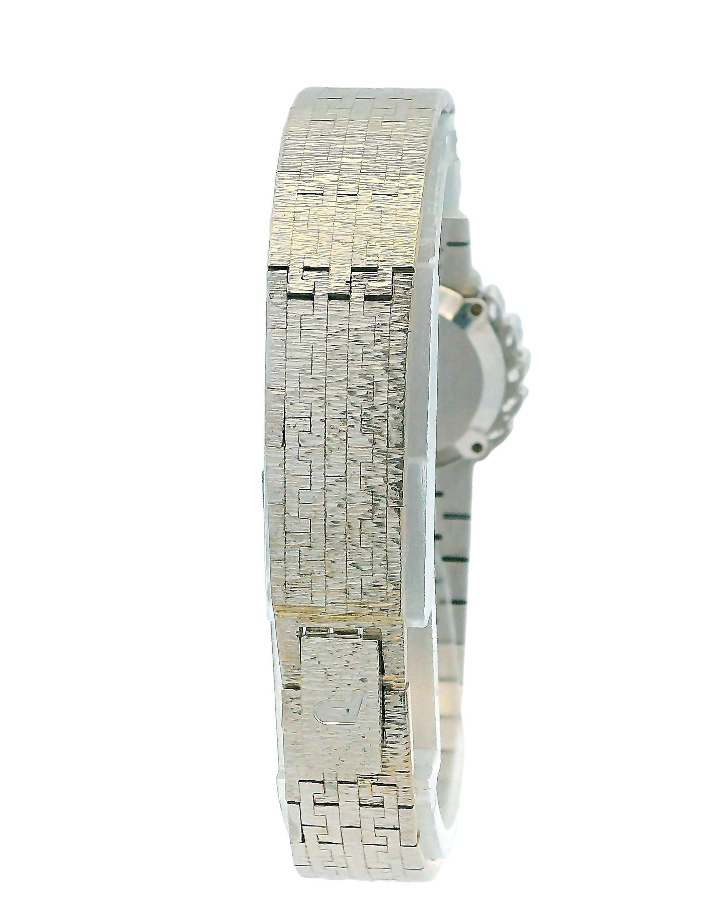 Piaget 4172A6 18K White Gold Opal Dial Diamond Bezel Ladies Watch