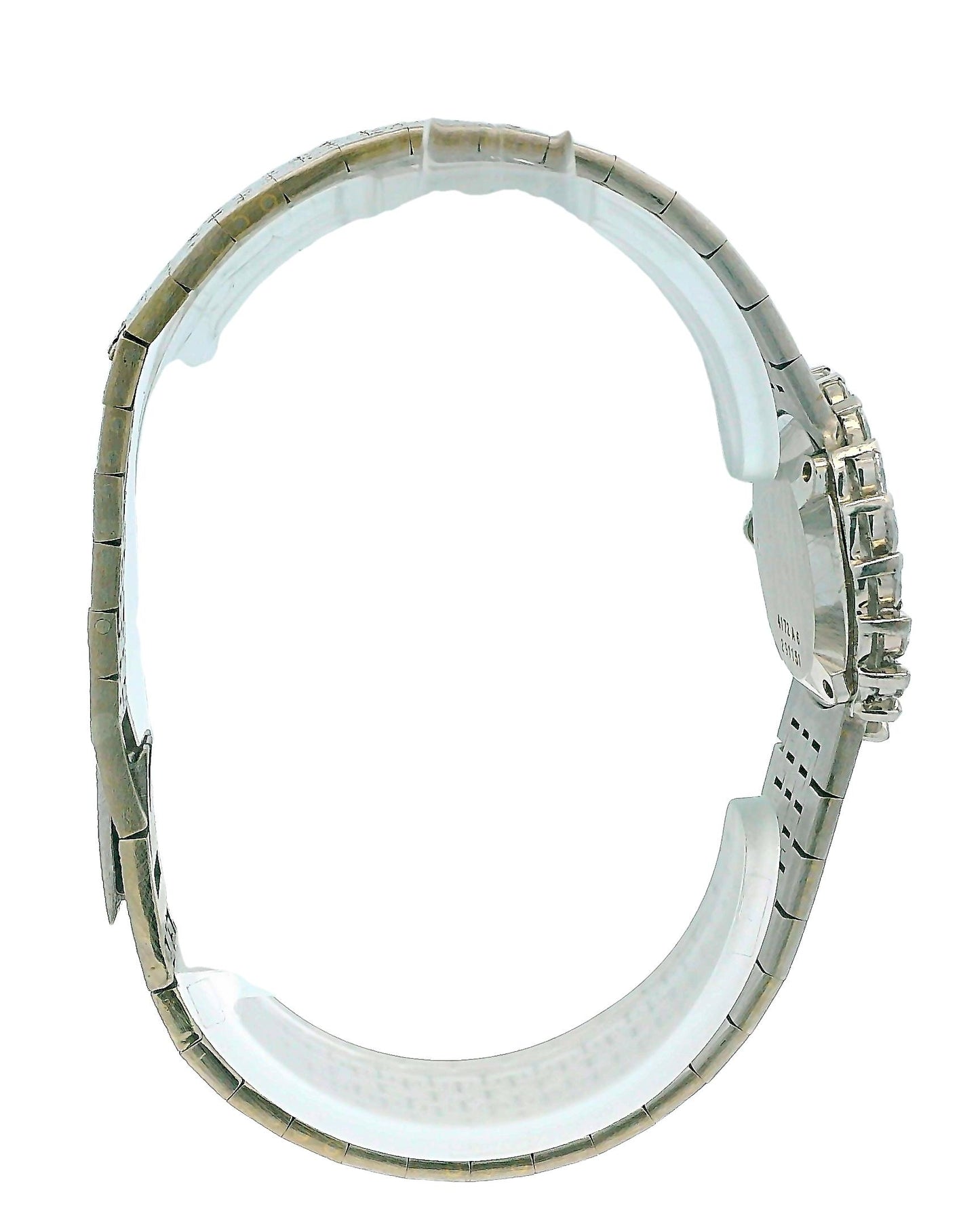 Piaget 4172A6 18K White Gold Opal Dial Diamond Bezel Ladies Watch