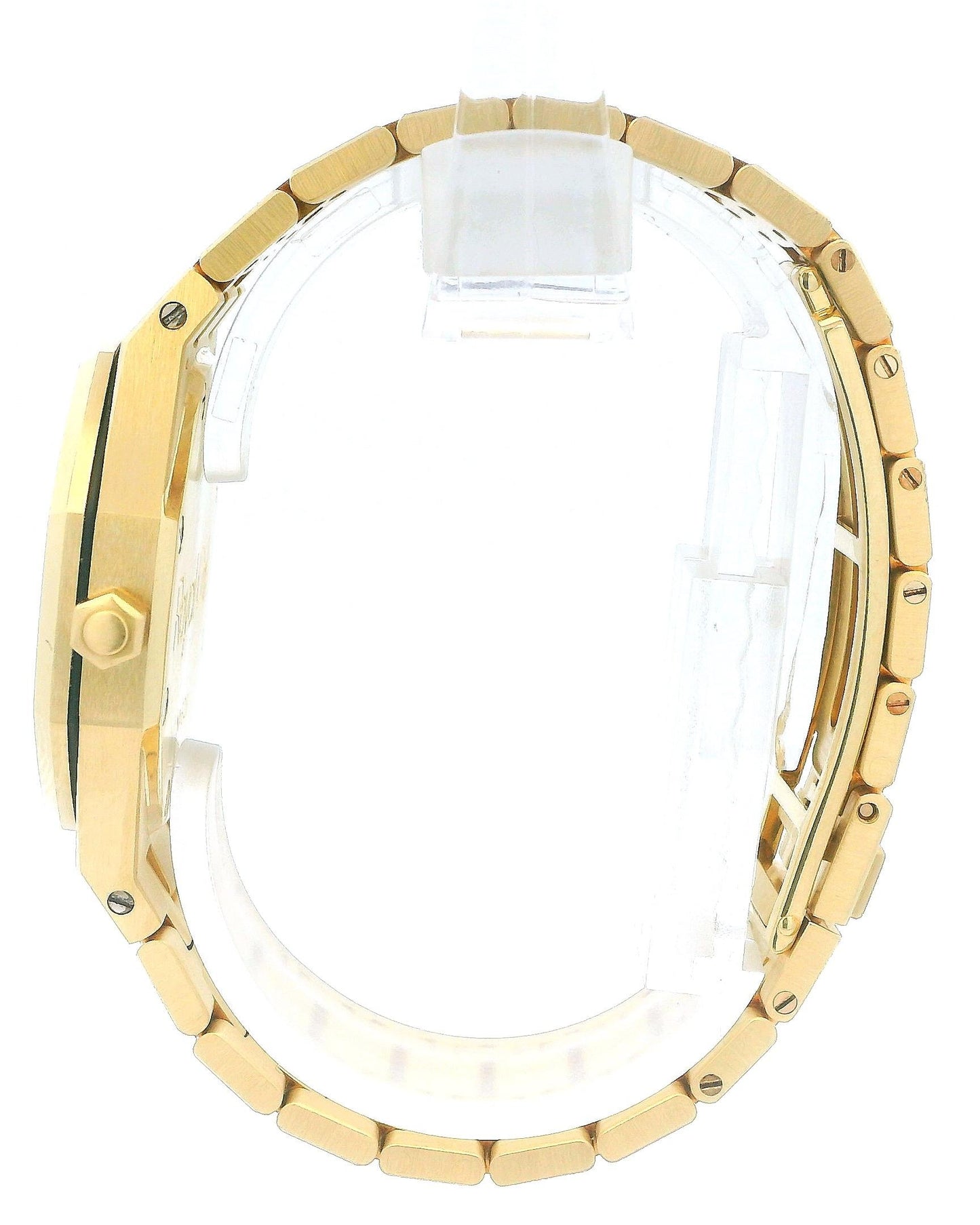 Audemars Piguet Royal Oak 14470BA 18K Yellow Gold Blue Dial Ladies Watch