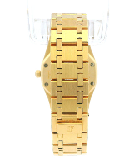 Audemars Piguet Royal Oak 14470BA 18K Yellow Gold Blue Dial Ladies Watch