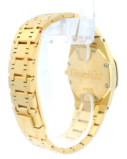 Audemars Piguet Royal Oak 14470BA 18K Yellow Gold Blue Dial Ladies Watch