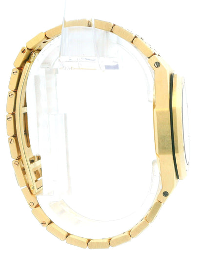 Audemars Piguet Royal Oak 14470BA 18K Yellow Gold Blue Dial Ladies Watch