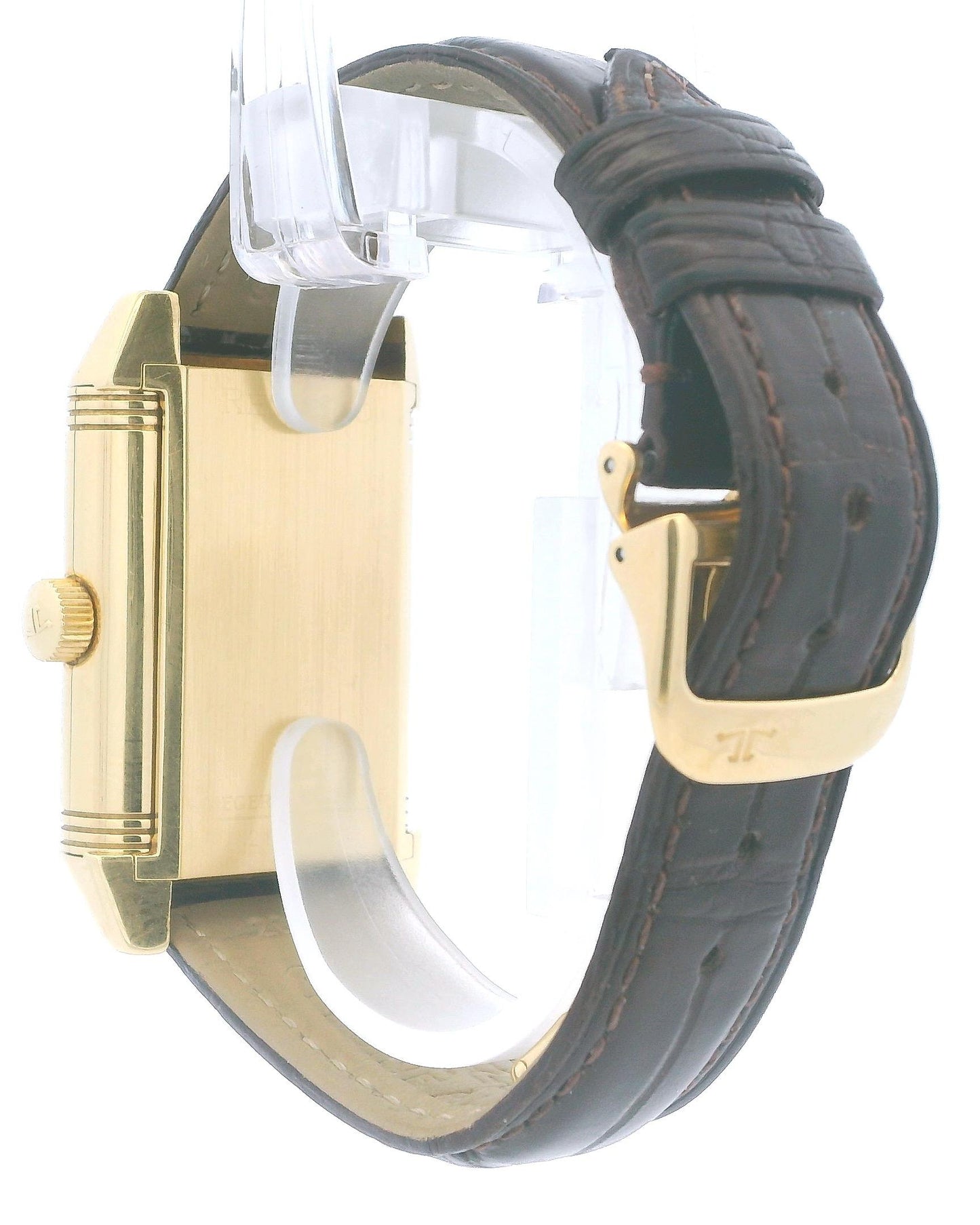 Jaeger LeCoultre Q3001420 Reverso Grande Date 8 Day Yellow Gold Watch
