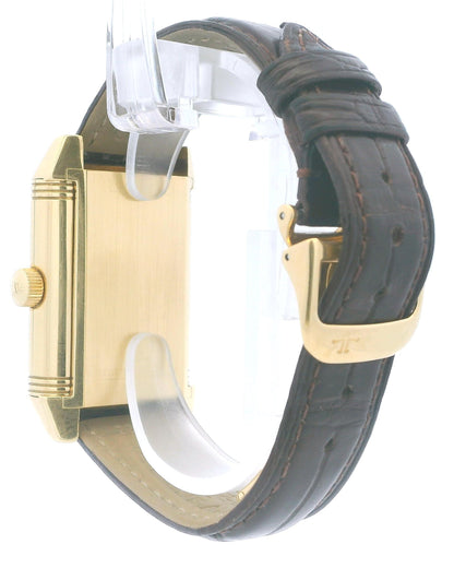 Jaeger LeCoultre Q3001420 Reverso Grande Date 8 Day Yellow Gold Watch