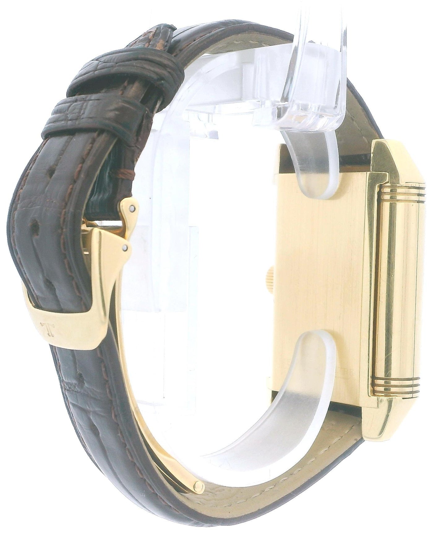 Jaeger LeCoultre Q3001420 Reverso Grande Date 8 Day Yellow Gold Watch