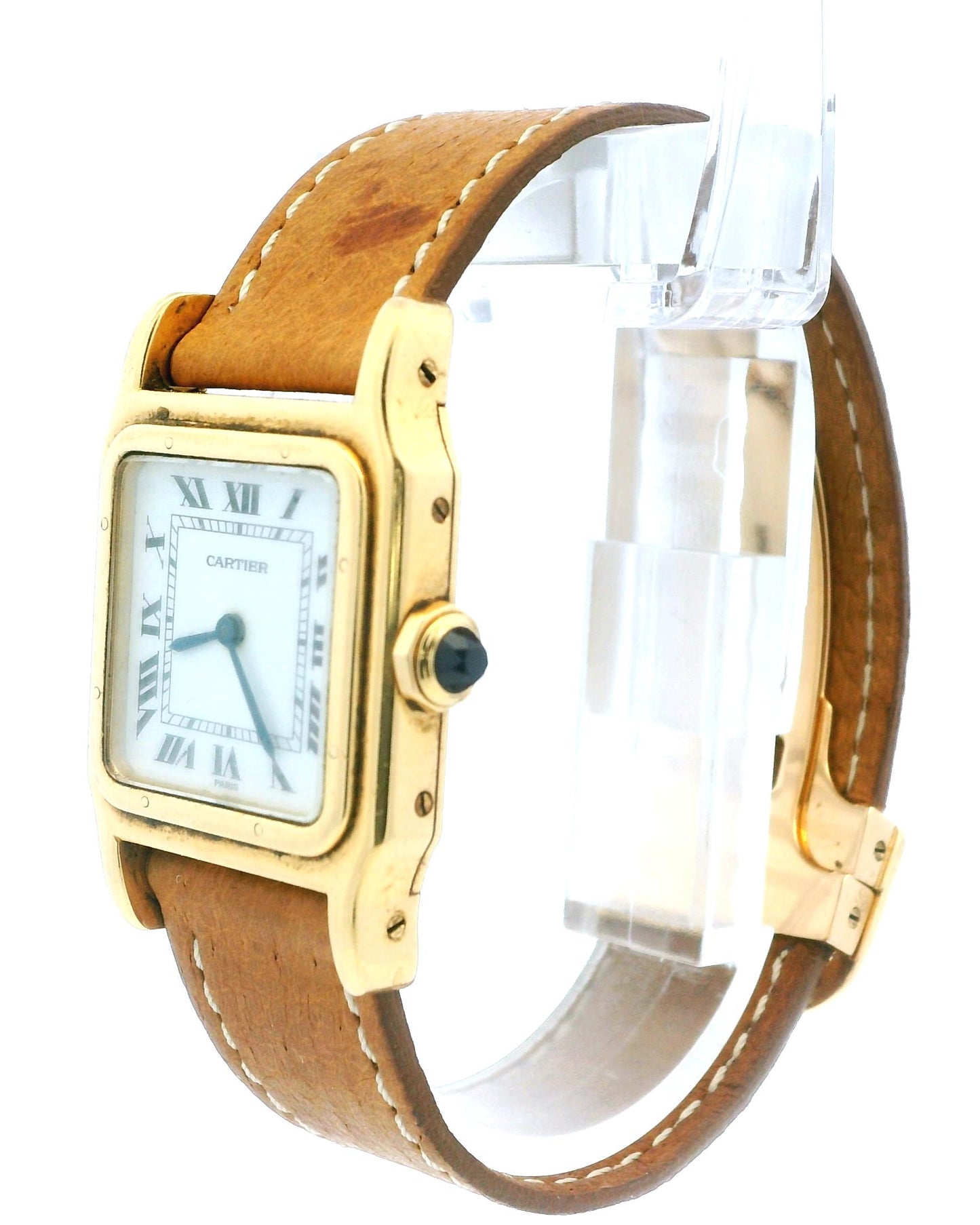 Cartier Santos Dumont 78097 18K Yellow Gold Vintage Watch