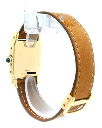 Cartier Santos Dumont 78097 18K Yellow Gold Vintage Watch