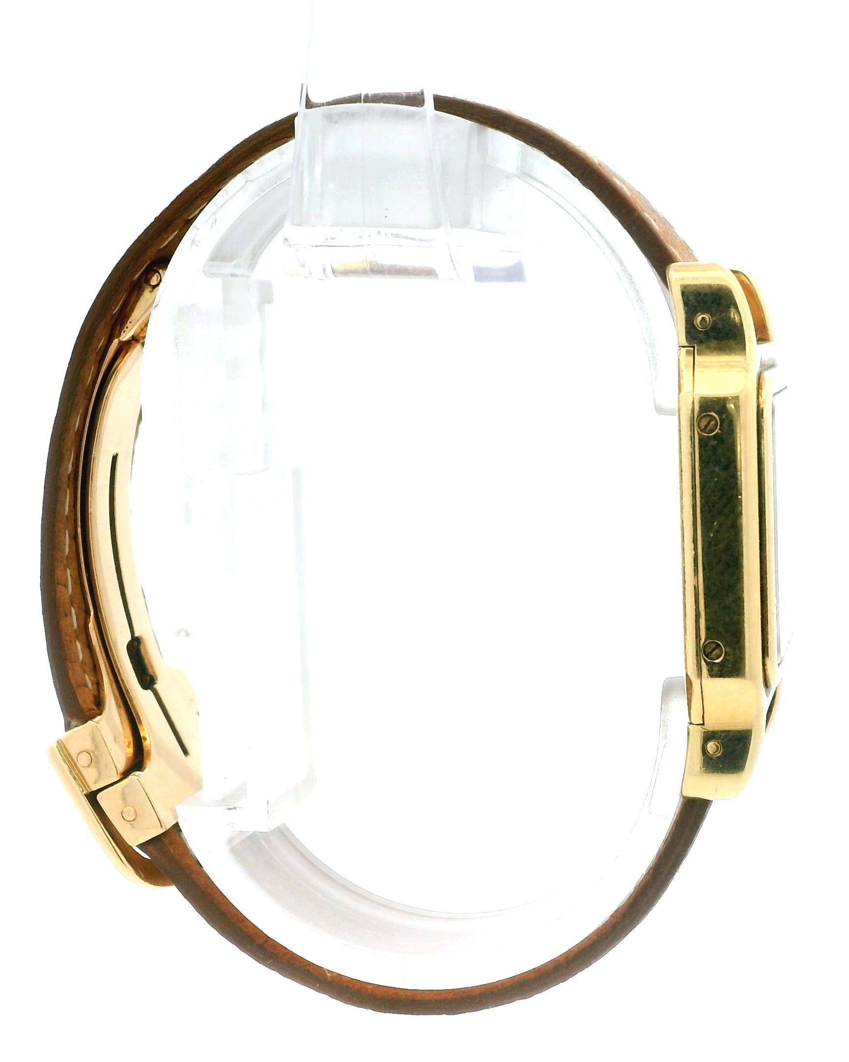 Cartier Santos Dumont 78097 18K Yellow Gold Vintage Watch