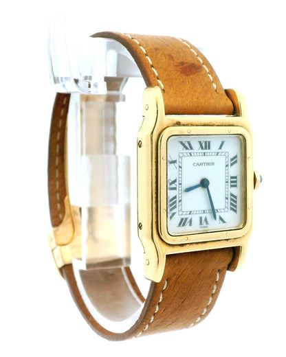 Cartier Santos Dumont 78097 18K Yellow Gold Vintage Watch