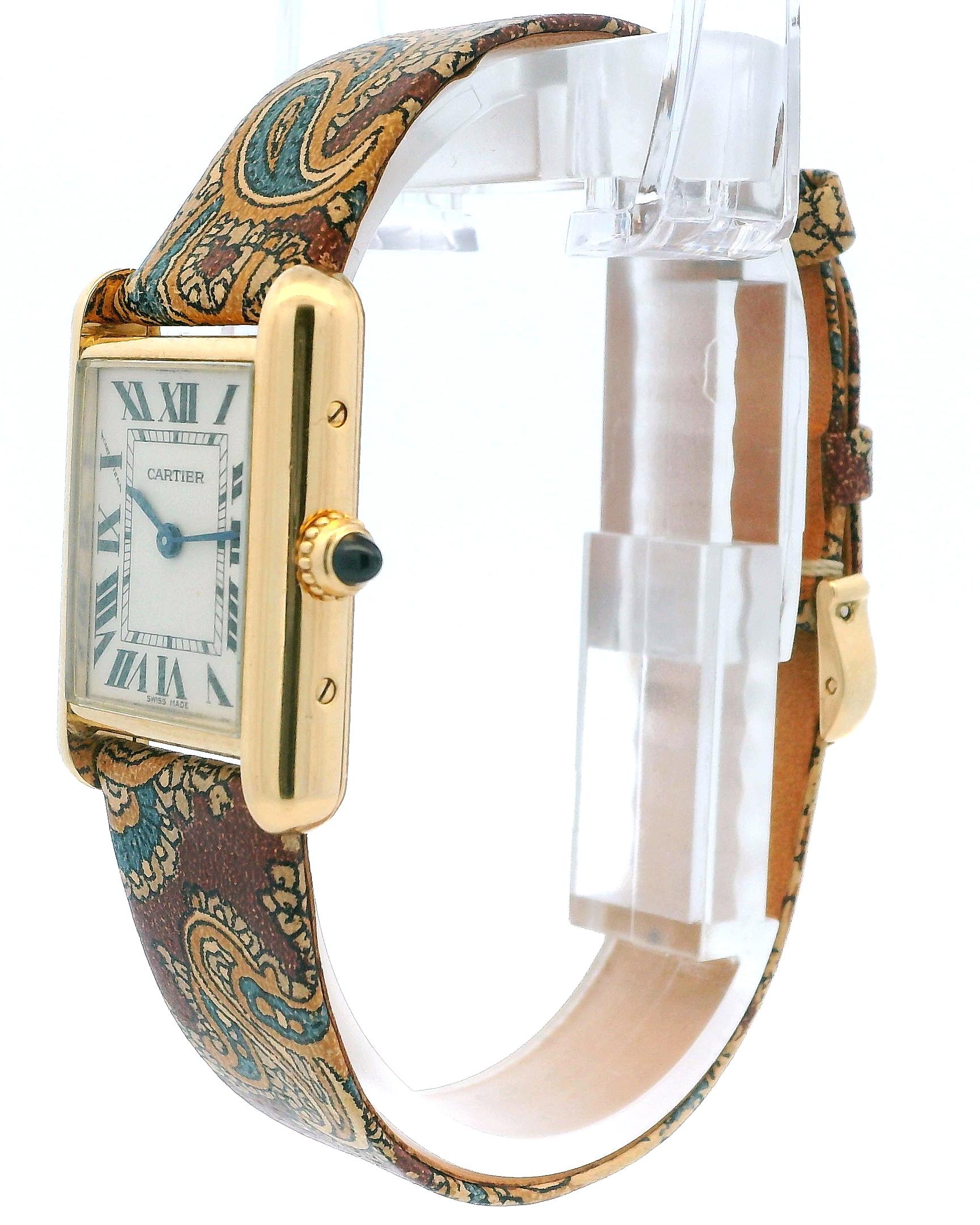 Cartier Tank Louis W1529856 18K Yellow Gold Watch